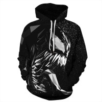 Venom Black Long Sleeeve Hoodie