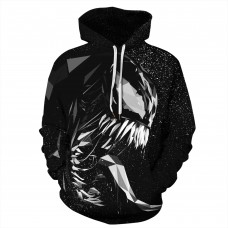 Venom Black Long Sleeeve Hoodie