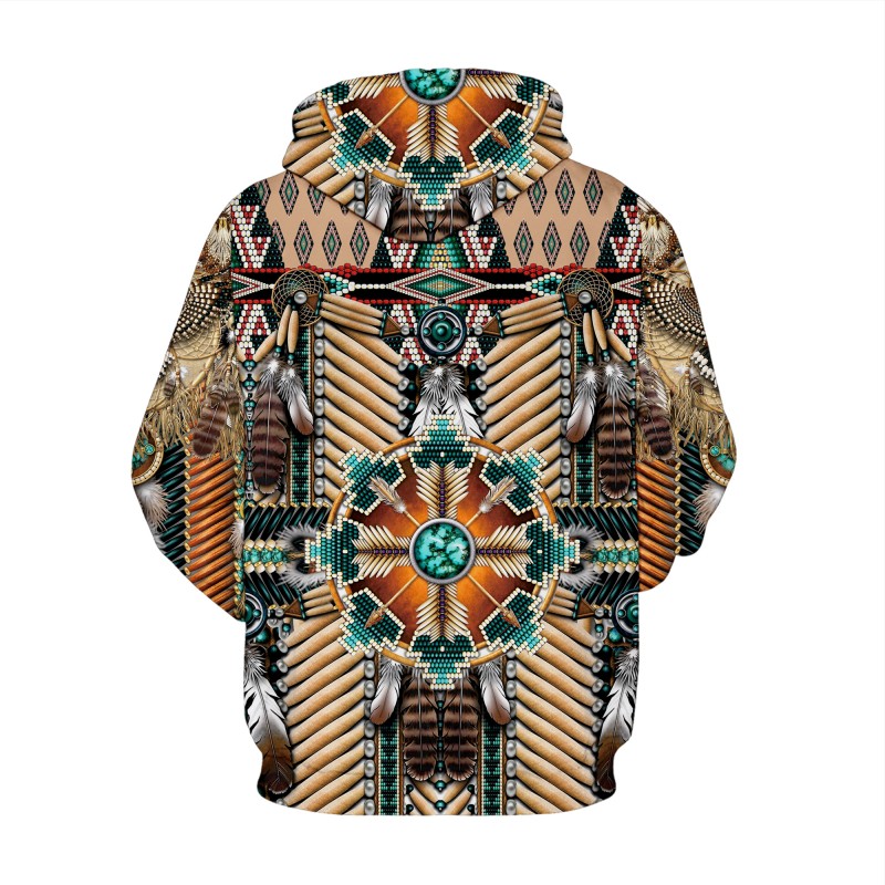 Fashion 3D Print American Indian Pattern Hoodie