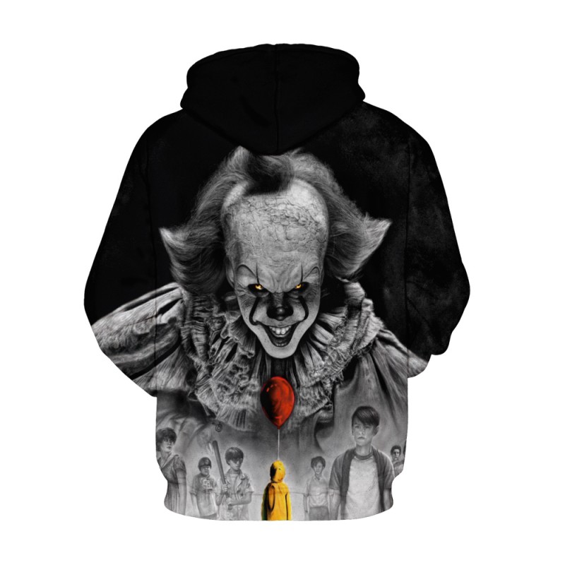 Pennywise Long Sleeve Hoodie It Chapter Two Halloween Sweatshirt