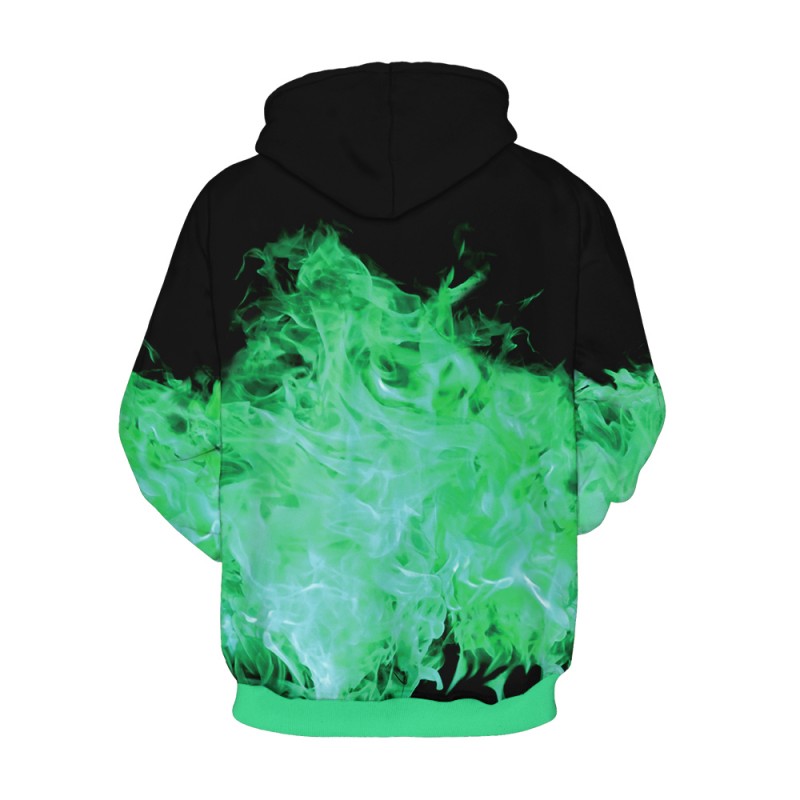 Halloween Daily Going Out Skull Pattern Long Sleeve Hoodie 