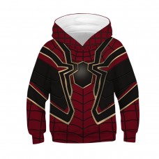 Kids Avengers Endgame Spider Man Long Sleeve Hoodie