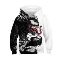 Kids Venom 3D Print Pattern Long Sleeve Hoodie