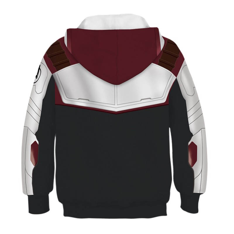 Kids The Avengers 3D Print Pattern Long Sleeve Hoodie