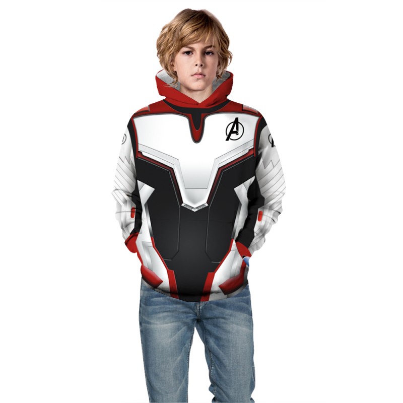 Kids The Avengers Pattern Fashion Hoodie