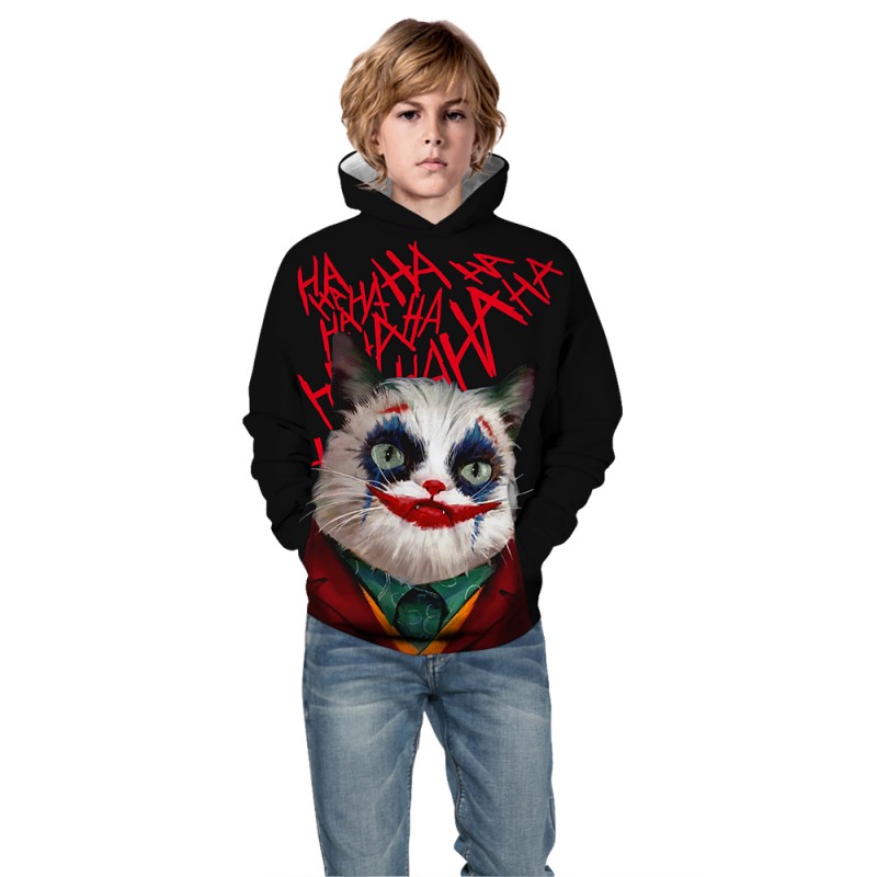 Kids Halloween Daily Going Out Clown Fashion Hoodie