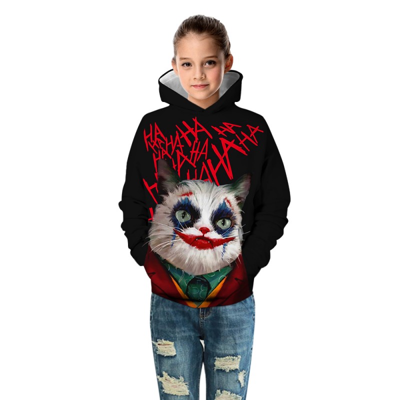 Kids Halloween Daily Going Out Clown Fashion Hoodie