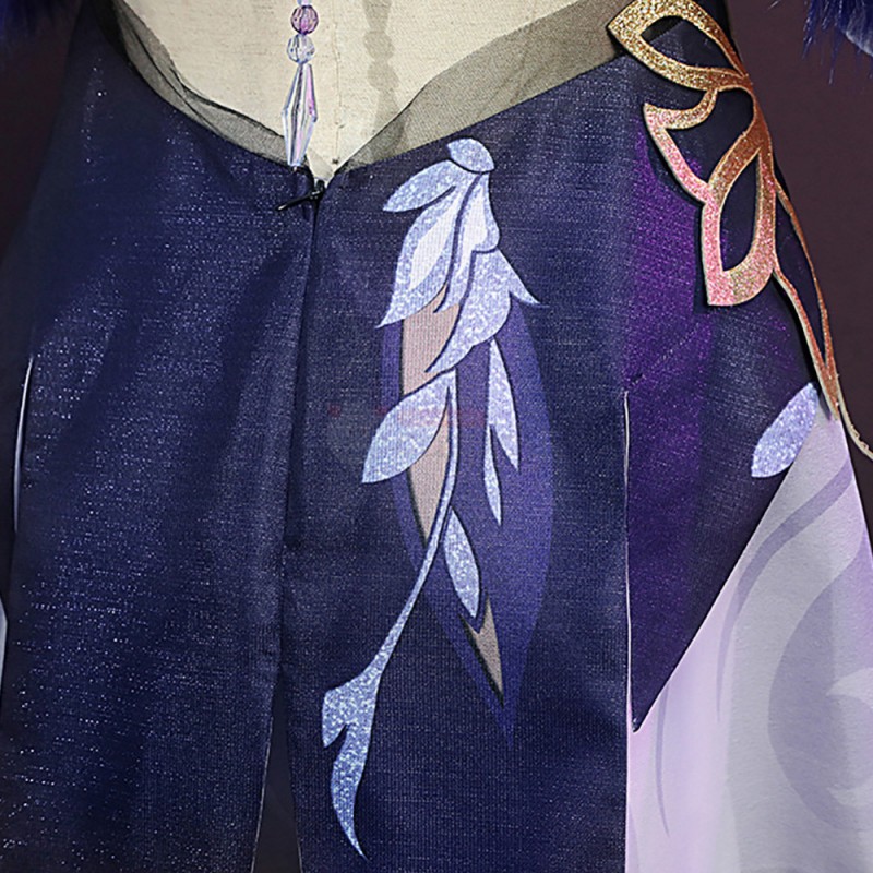 Genshin Impact Ningguang Orchid's Evening Gown Cosplay Costumes