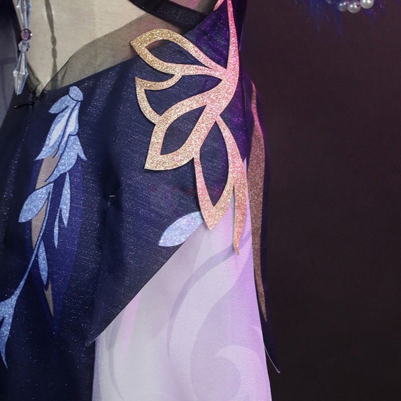 Genshin Impact Ningguang Orchid's Evening Gown Cosplay Costumes