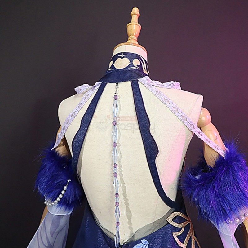 Genshin Impact Ningguang Orchid's Evening Gown Cosplay Costumes