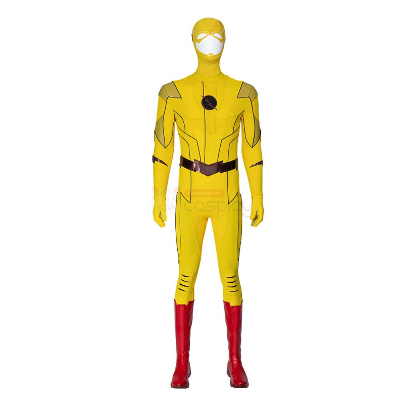 Eobard Thawne Yellow Costume Barry Allen Cosplay Suit