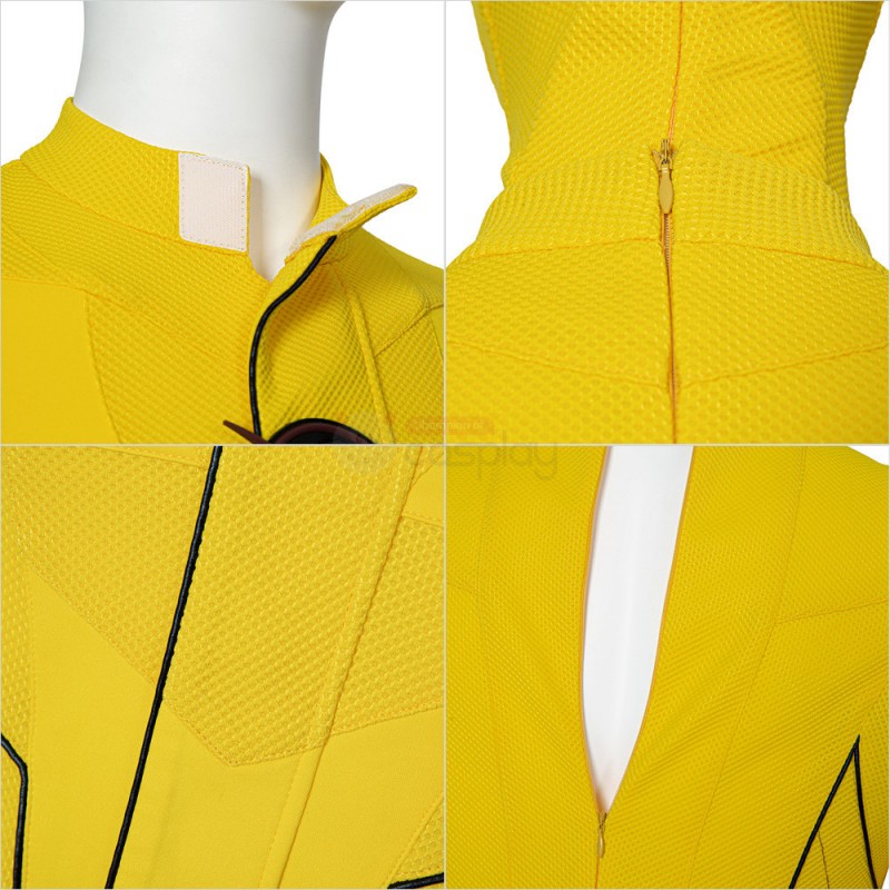 Eobard Thawne Yellow Costume Barry Allen Cosplay Suit
