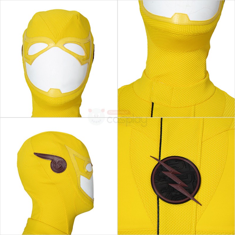 Eobard Thawne Yellow Costume Barry Allen Cosplay Suit