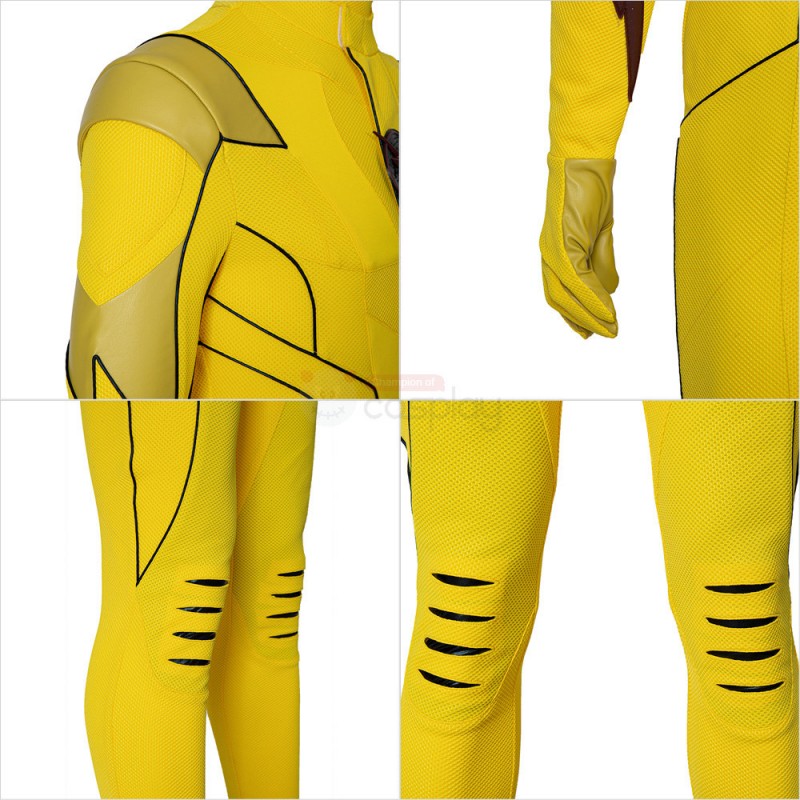 Eobard Thawne Yellow Costume Barry Allen Cosplay Suit