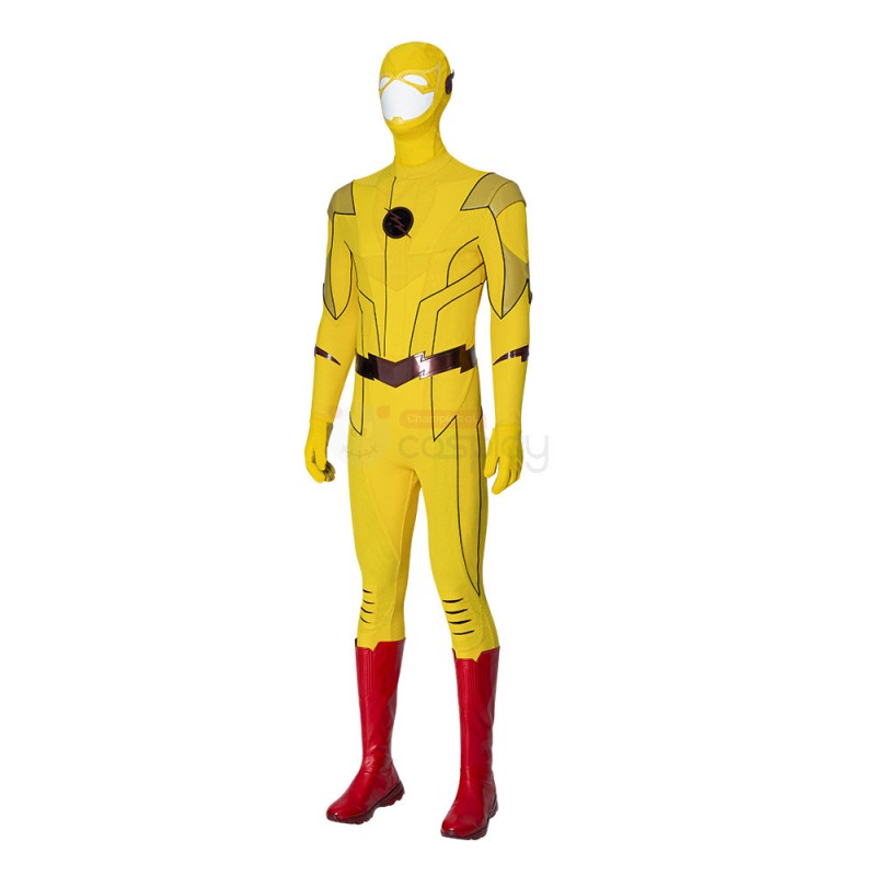 Eobard Thawne Yellow Costume Barry Allen Cosplay Suit