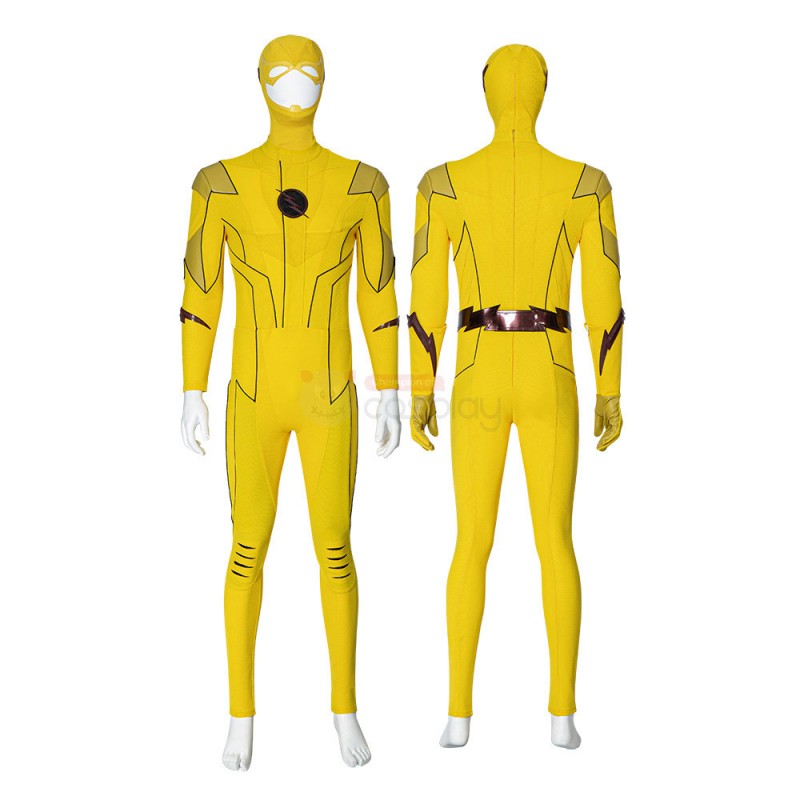 Eobard Thawne Yellow Costume Barry Allen Cosplay Suit