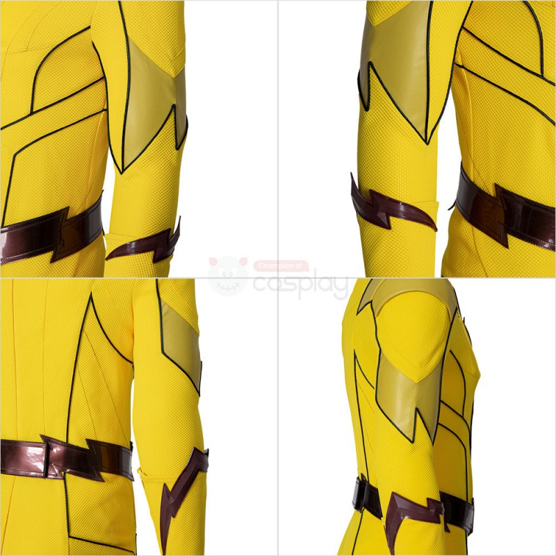 Eobard Thawne Yellow Costume Barry Allen Cosplay Suit