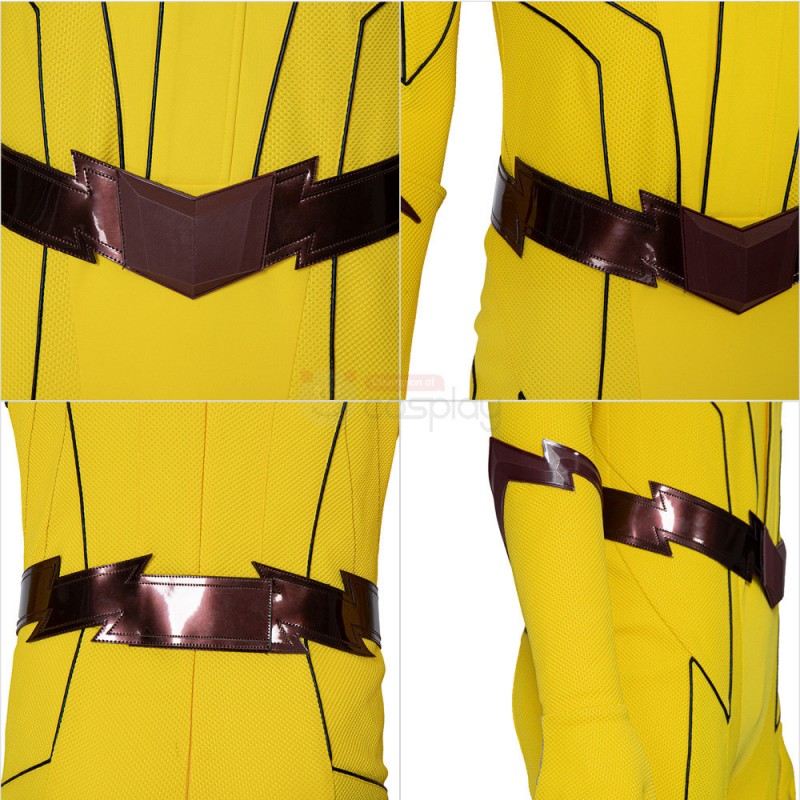 Eobard Thawne Yellow Costume Barry Allen Cosplay Suit