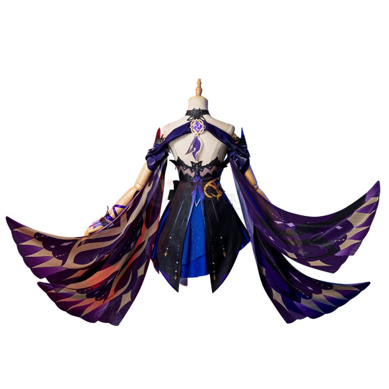 Genshin Keqing Opulent Splendor Costume Genshin Impact Cosplay Suits