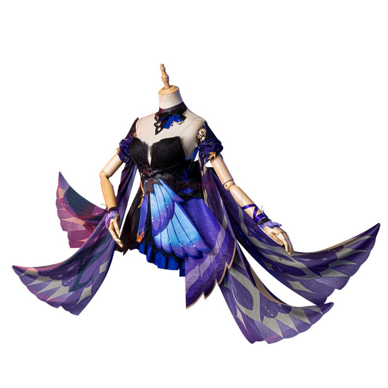 Genshin Keqing Opulent Splendor Costume Genshin Impact Cosplay Suits