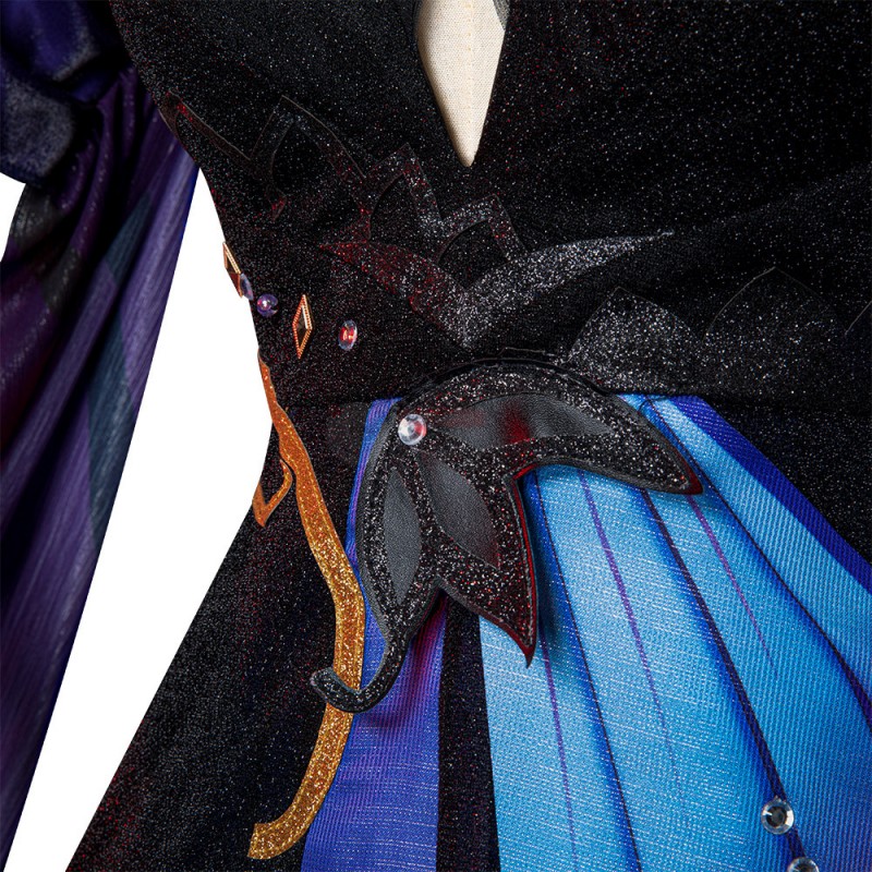 Genshin Keqing Opulent Splendor Costume Genshin Impact Cosplay Suits
