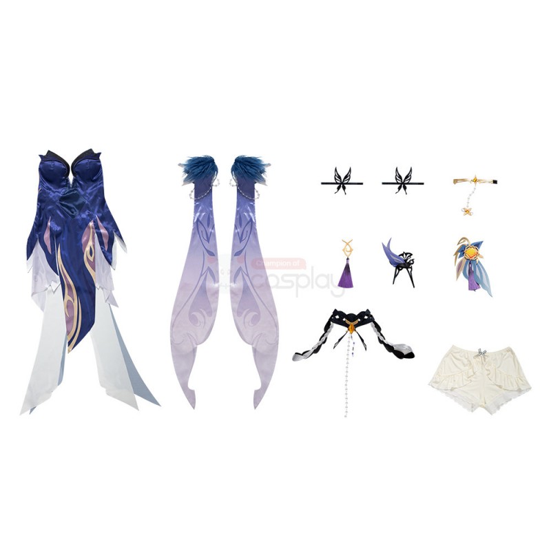 Ningguang Costume Genshin Impact Cosplay Suits