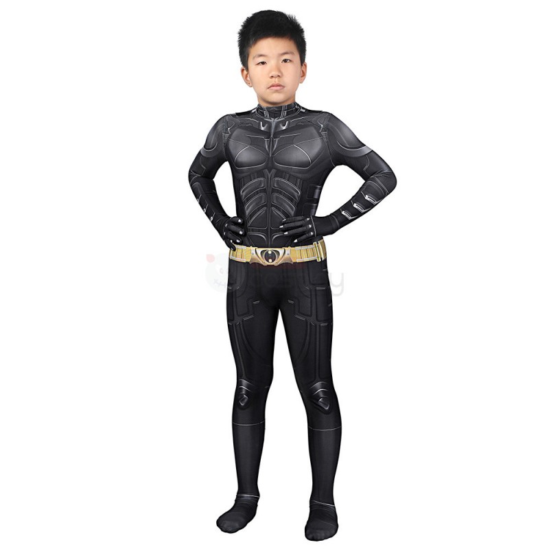 Children Champion Cosplay Costume 3D Bruce Wayne Jumpsuit