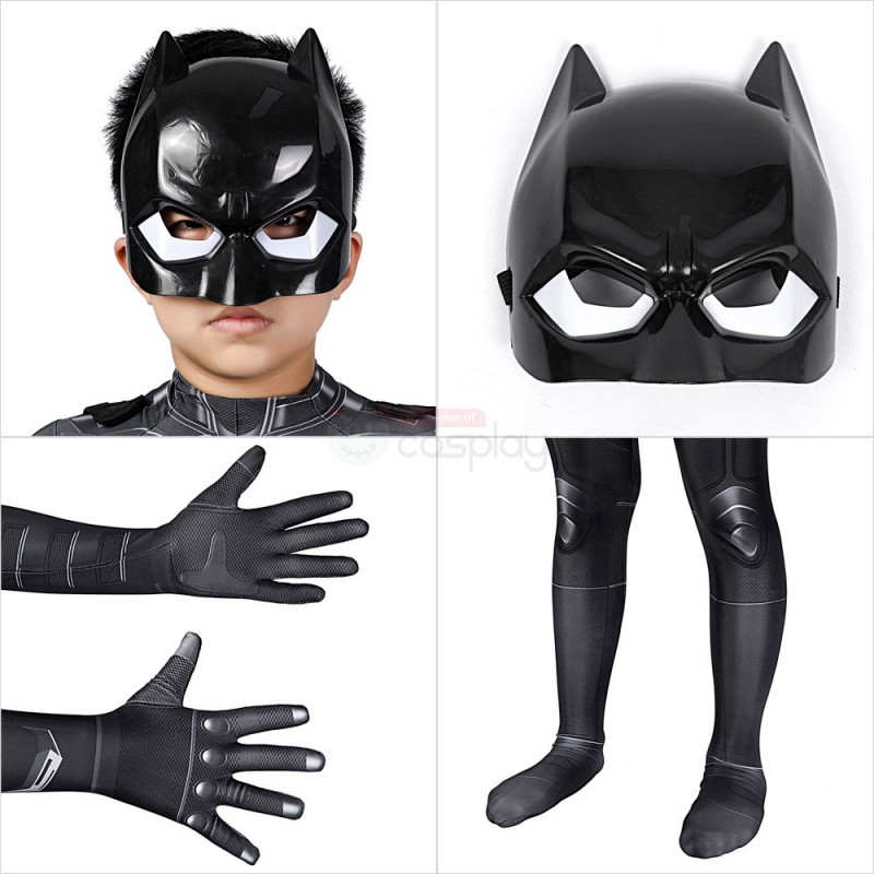 Children Champion Cosplay Costume 3D Bruce Jumpsuit