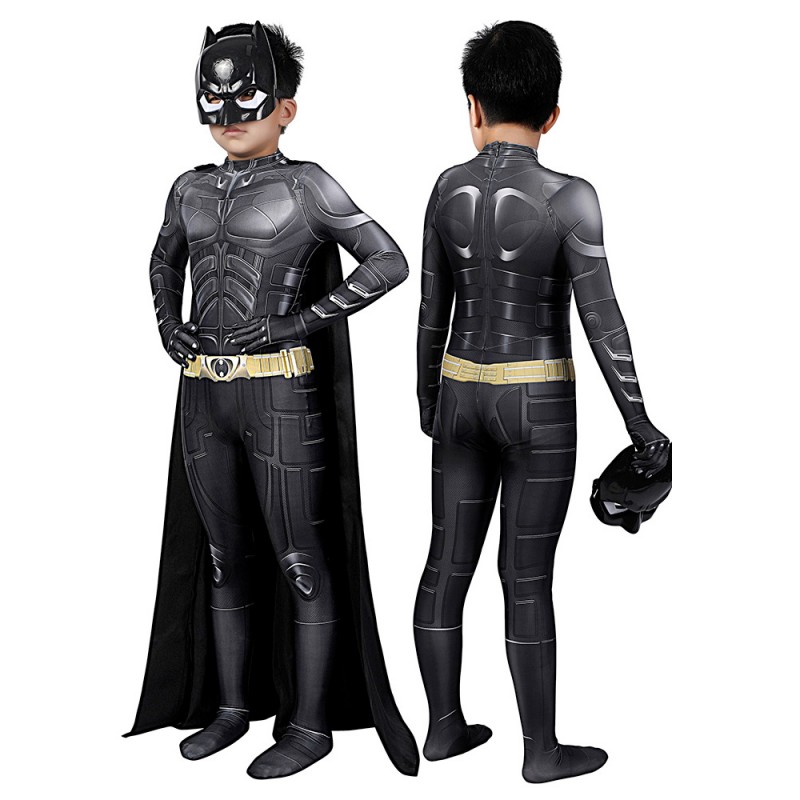 Children Champion Cosplay Costume 3D Bruce Jumpsuit