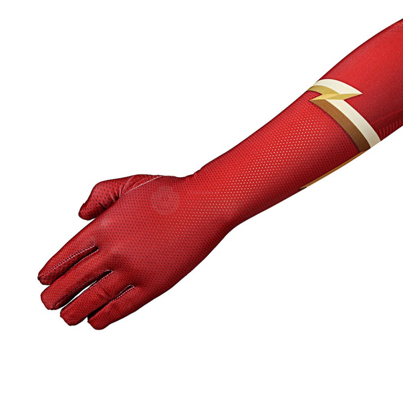 Children Barry Allen Bodysuit 3D Red CCosplay Costume