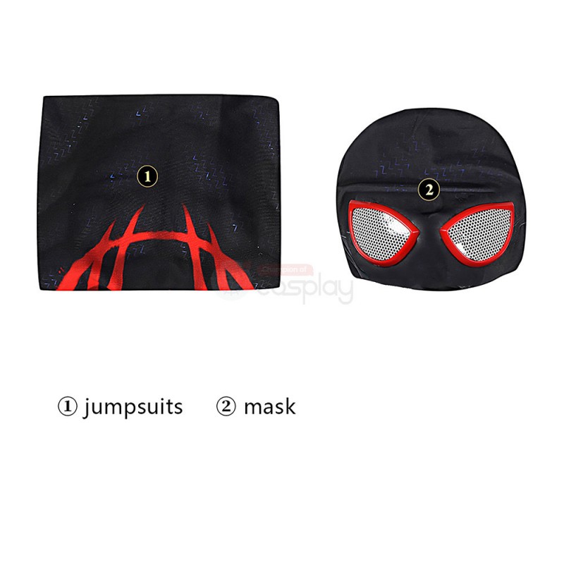 Kids Spider-Man: Across the Spider-Verse Cosplay Suit Miles Morales Costume