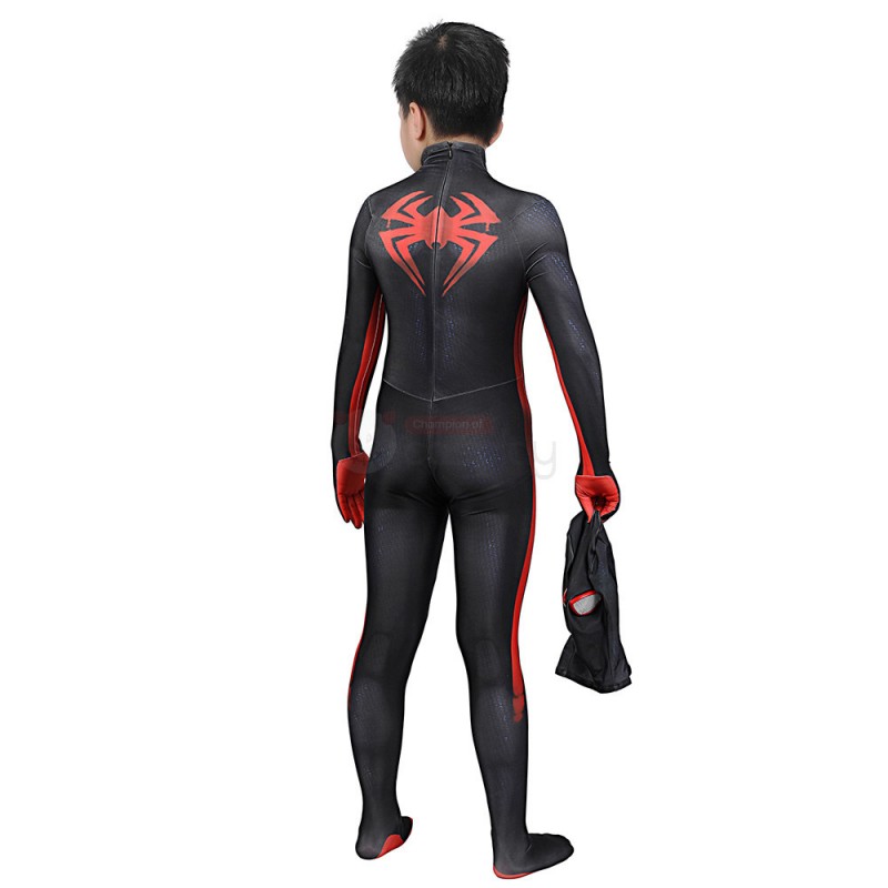 Kids Spider-Man: Across the Spider-Verse Cosplay Suit Miles Morales Costume