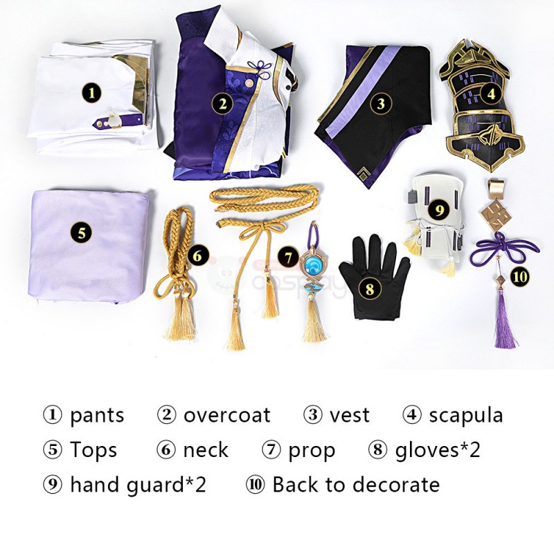 Kamisato Ayato Cosplay Costume Genshin Impact Cosplay Suits