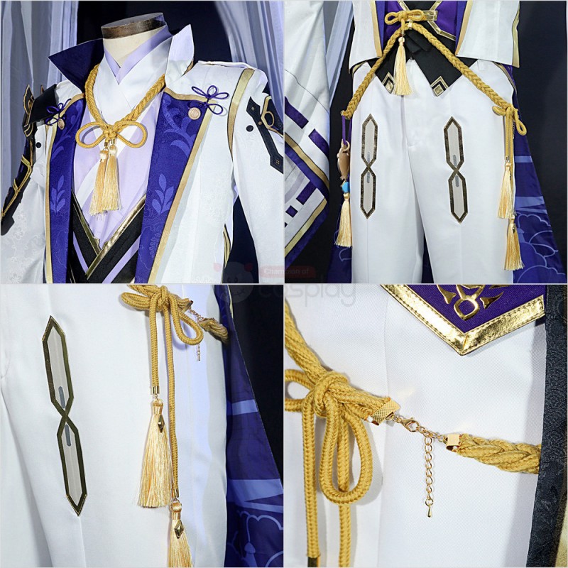 Kamisato Ayato Cosplay Costume Genshin Impact Cosplay Suits