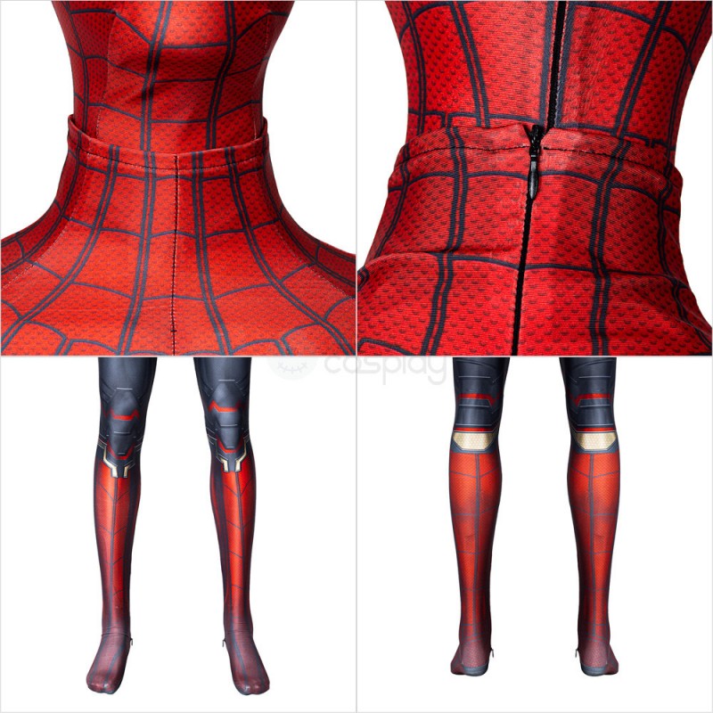 Spider-Man 3 No Way Home Peter Parker Cosplay Costumes No Feet Pad Upgraded Version