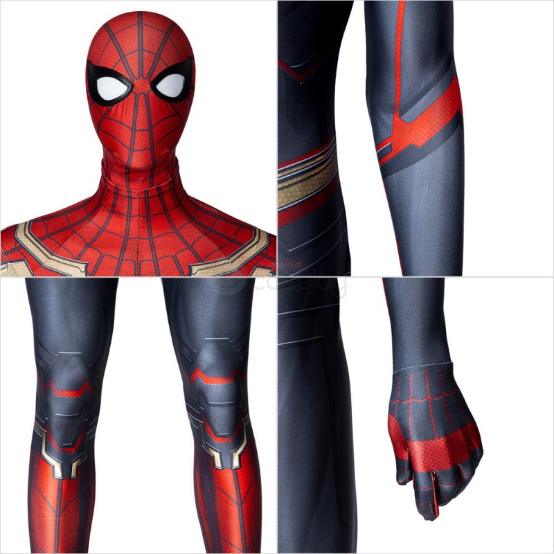 Spider-Man 3 No Way Home Peter Parker Cosplay Costumes No Feet Pad Upgraded Version