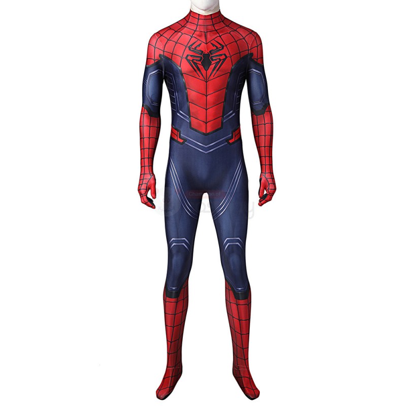 Spiderman Peter Parker Suit Avengers Spider-Man Cosplay Costume
