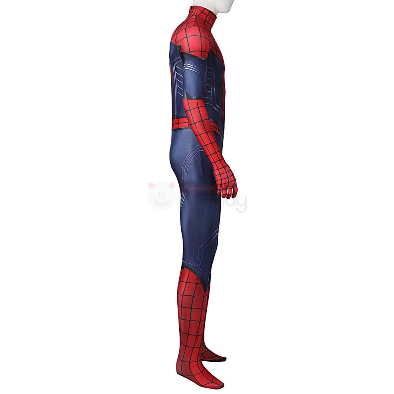 Spiderman Peter Parker Suit Avengers Spider-Man Cosplay Costume