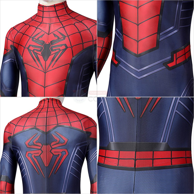Spiderman Peter Parker Suit Avengers Spider-Man Cosplay Costume
