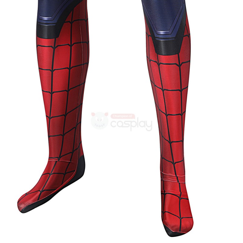 Spiderman Peter Parker Suit Avengers Spider-Man Cosplay Costume