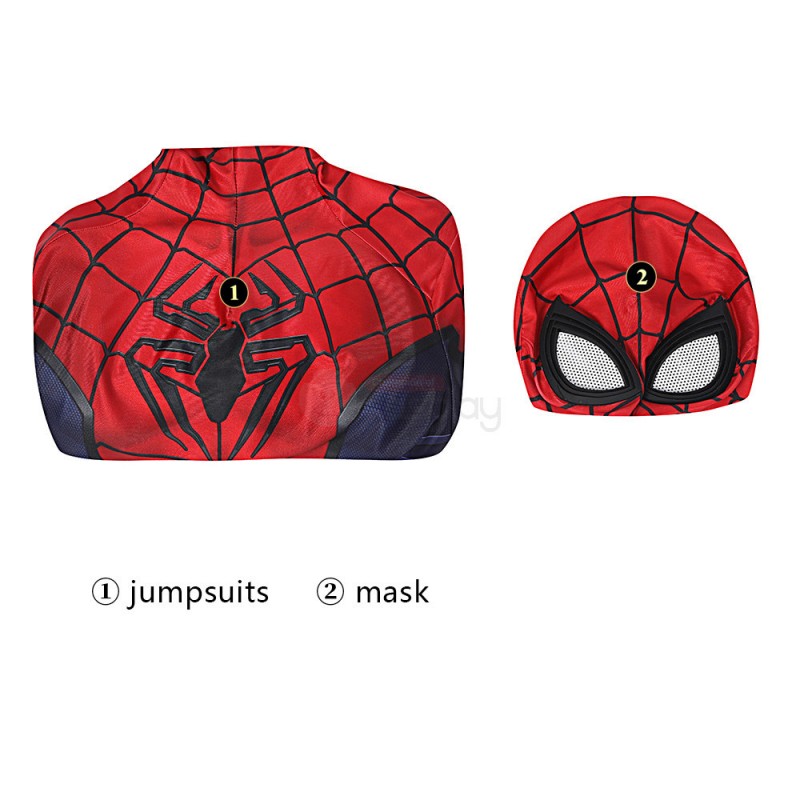 Spiderman Peter Parker Suit Avengers Spider-Man Cosplay Costume
