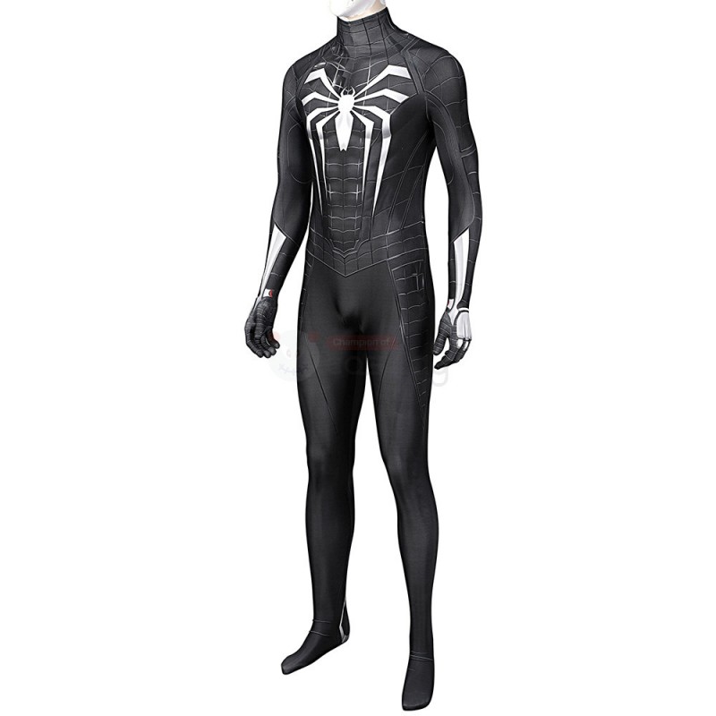 Spiderman Miles Morales Suit Spider Man Venom Black Cosplay Costume