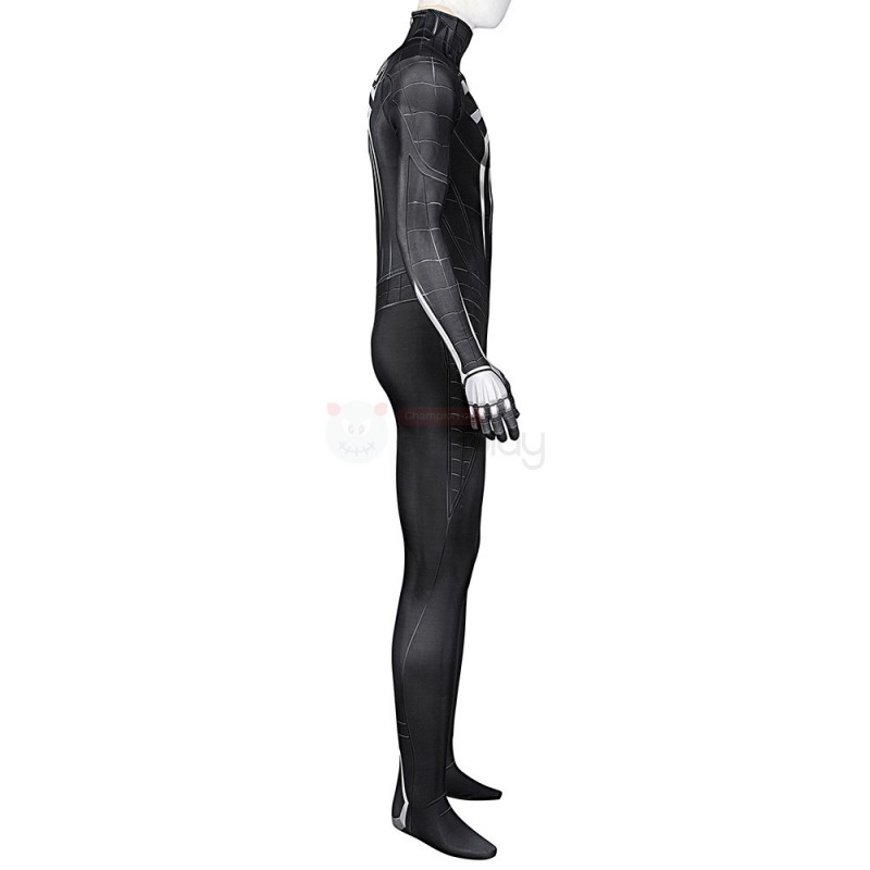 Spiderman Miles Morales Suit Spider Man Venom Black Cosplay Costume