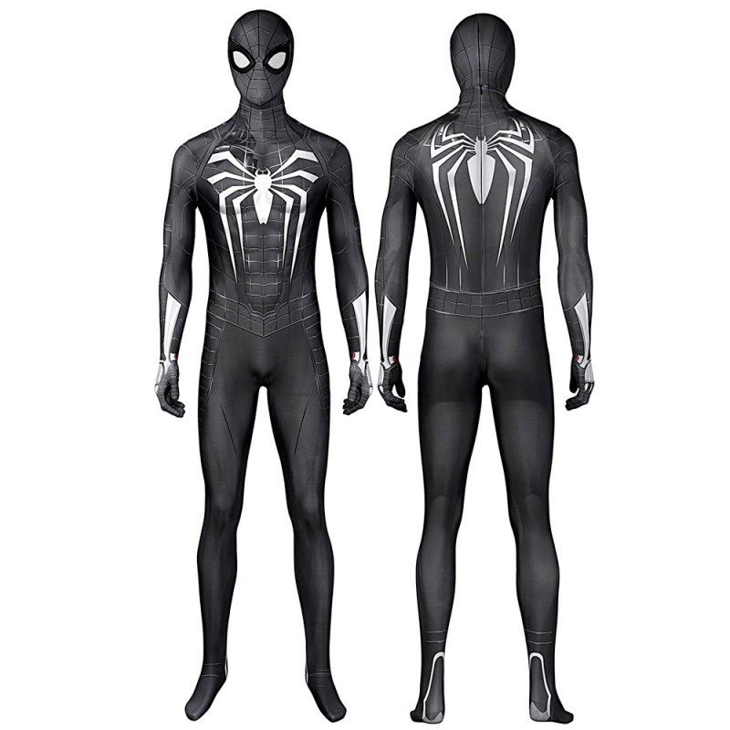 Miles Morales Venom Anime Smile Hero Costume, SpidSuffolk Cosplay