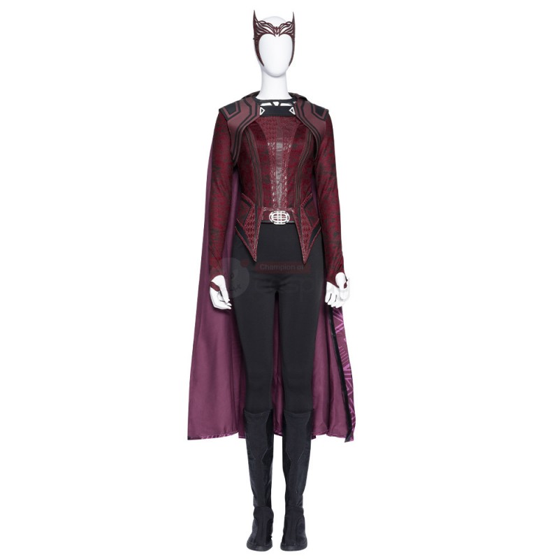 Doctor Strange in the Multiverse of Madness Scarlet Witch Cosplay Costumes