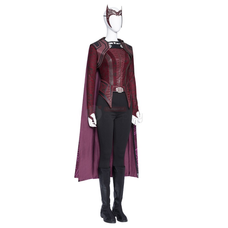 Doctor Strange in the Multiverse of Madness Scarlet Witch Cosplay Costumes