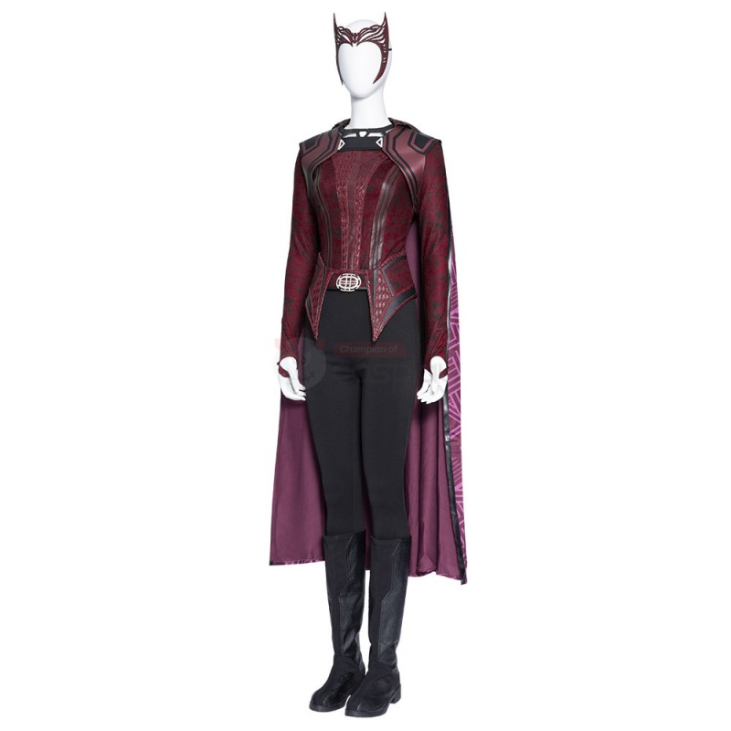 Doctor Strange in the Multiverse of Madness Scarlet Witch Cosplay Costumes