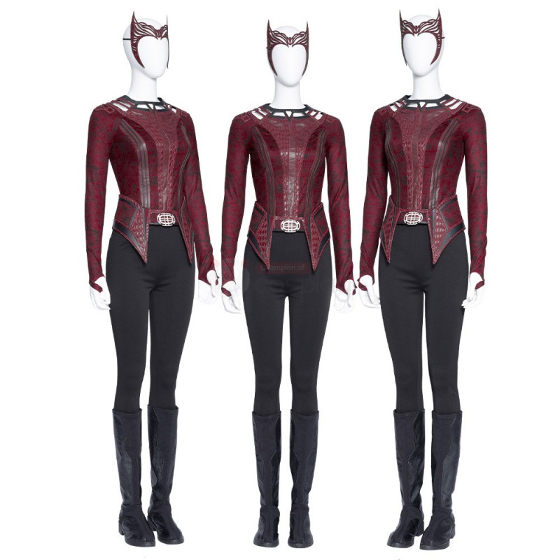 Doctor Strange in the Multiverse of Madness Scarlet Witch Cosplay Costumes