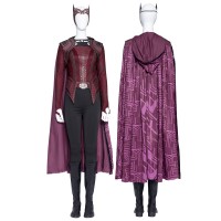 Doctor Strange in the Multiverse of Madness Scarlet Witch Cosplay Costumes