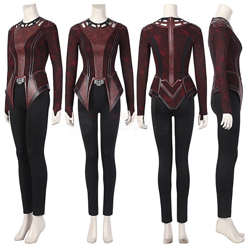 Ready To Ship Scarlet Witch Cosplay Costume Doctor Strange in the Multiverse of Madness Cosplay Suits
